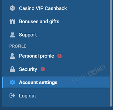 1xbet log out steps