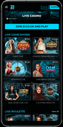 21 co uk mobile live casino