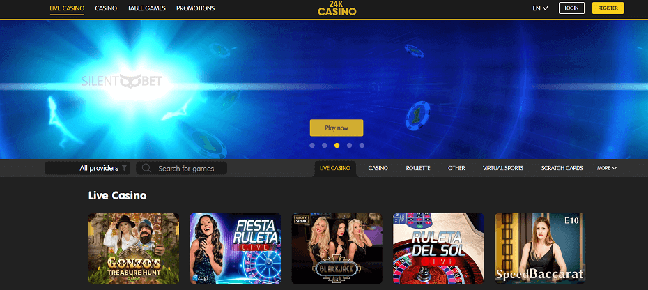 24K casino live games