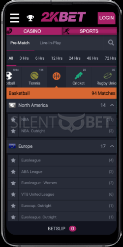2kBet Basketball on Android