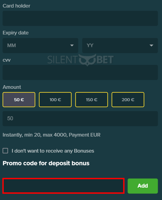 Abo Casino Bonus Code Enter