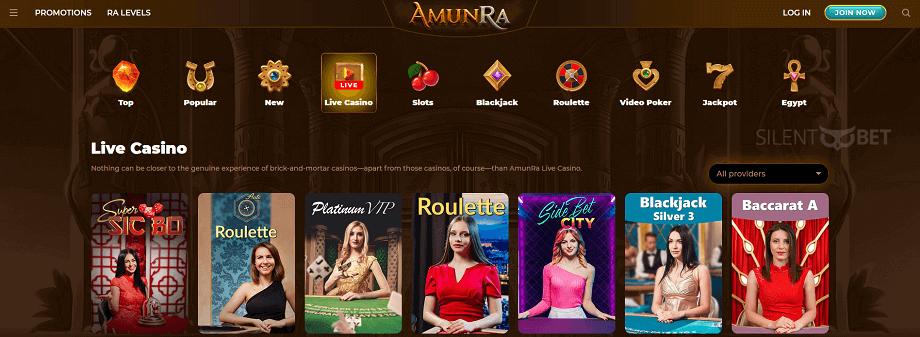AmunRa live casino