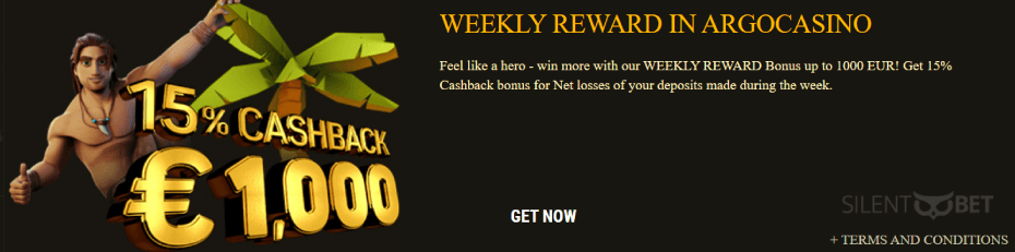 Argo Weekly Rewards Cashback
