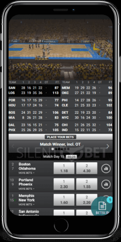 b-Bets mobile virtual sports betting thru iPhone