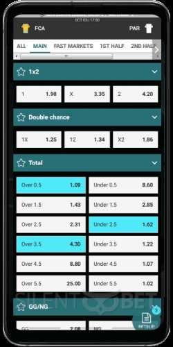 b-Bets mobile sports betting thru Android