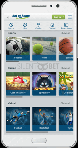 bet at home android app homepage