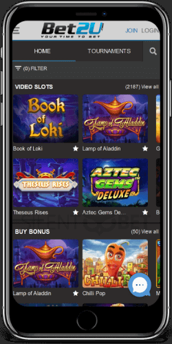 bet2u casino mobile site