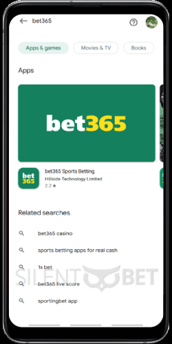 bet365 android app google play search
