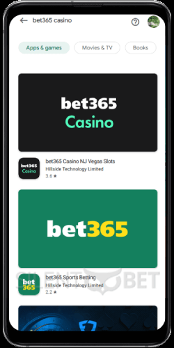 bet365 android app google play select