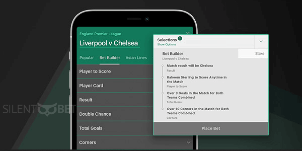 How to place a bet365 bet builder