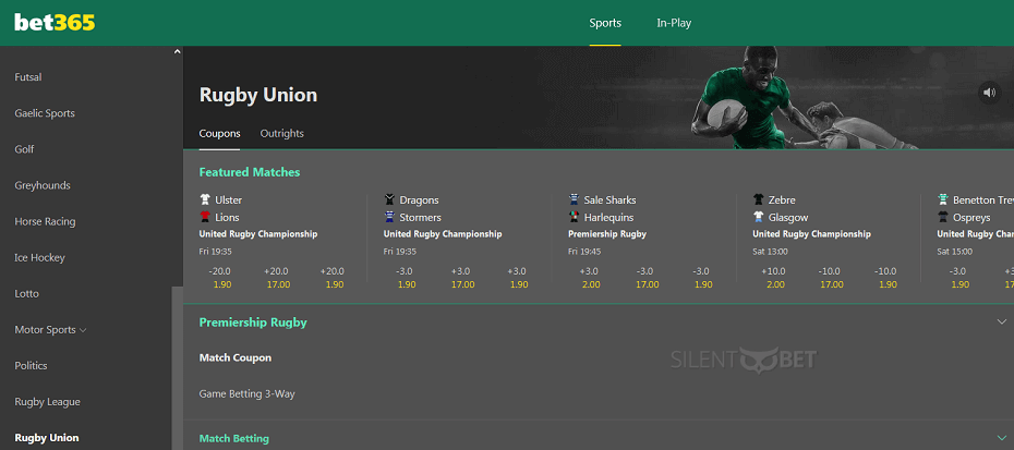 Bet365 rugby