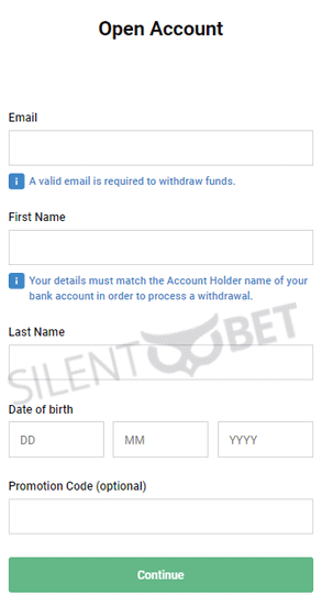 bet9ja registration form