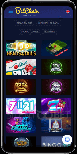 Betchain casino app