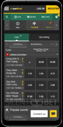 Betfinal Live Sports on Android