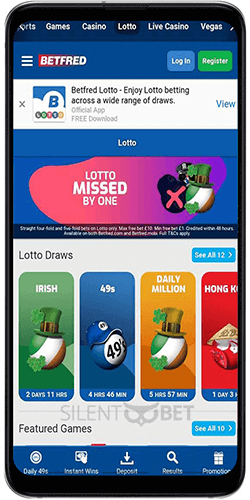 Betfred mobile app Android