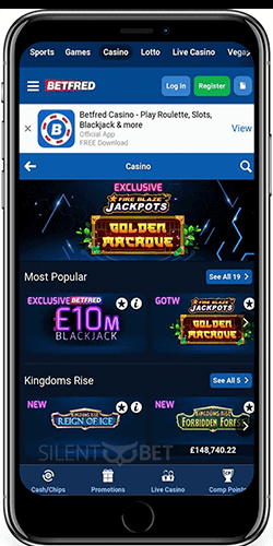 Betfred mobile casino for iOS