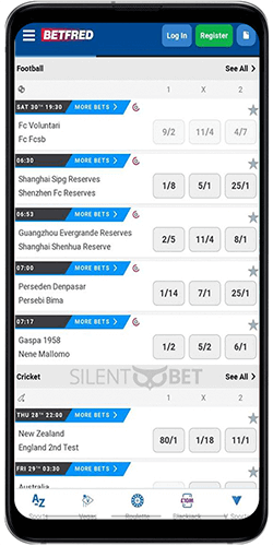 Betfred mobile sports on Android