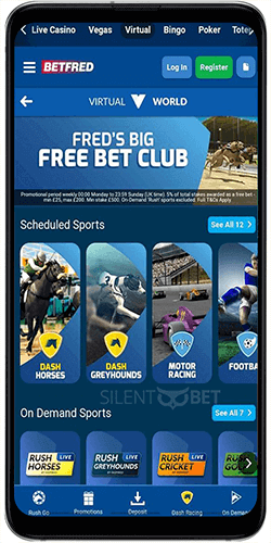 Betfred mobile virtuals for Android