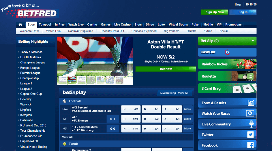 Betfred website review
