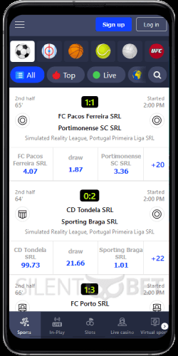 BetMaster Live Sports on Android