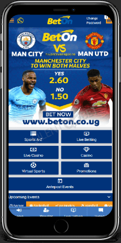 BetOn mobile soccer betting via iPhone