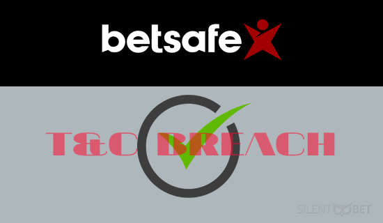 Betsafe withdrawal problem terms breach