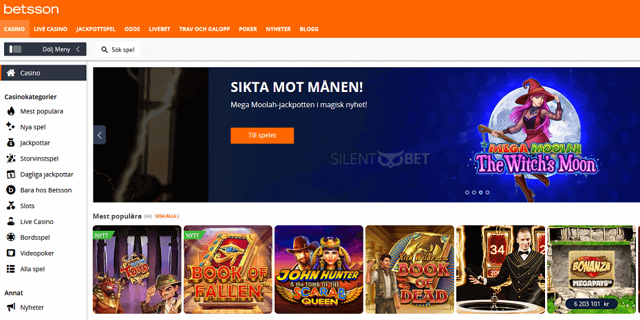 betsson online casino for sweden