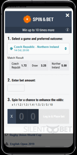 BetStars mobile spin & bet thru Android