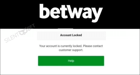 betway account locked warning pop-up