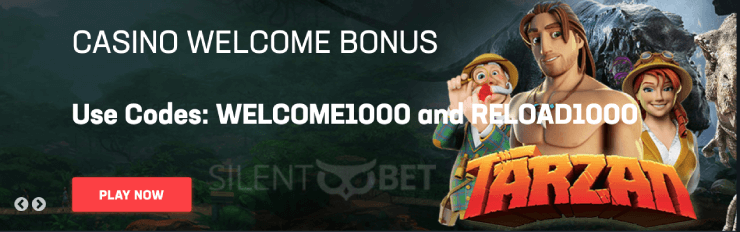 Casino welcome bonus at Buffbet