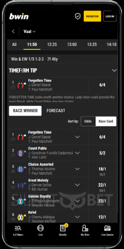 bwin mobile horse racing bets