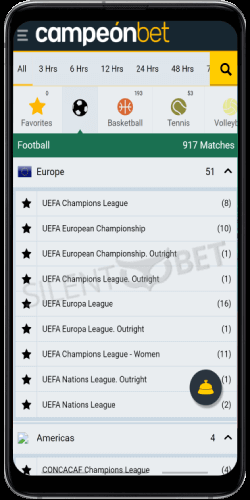 campeonbet android app sports