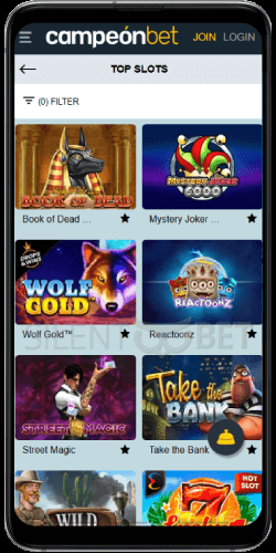Campeonbet Casino Slots on Android