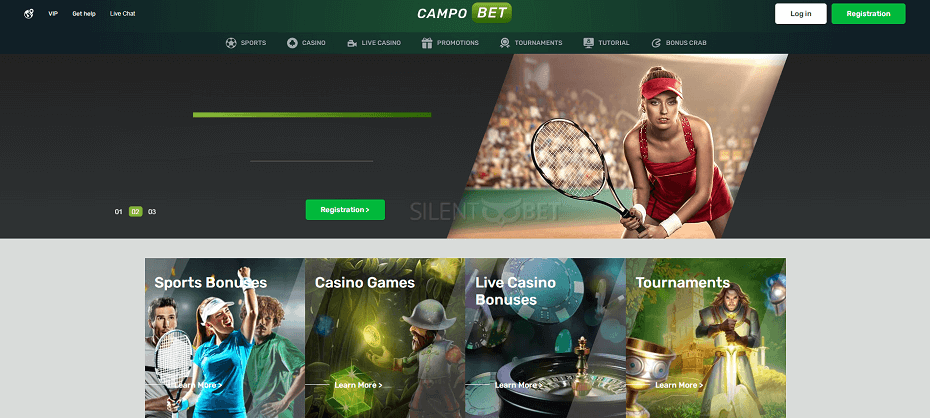 CampoBet homepage