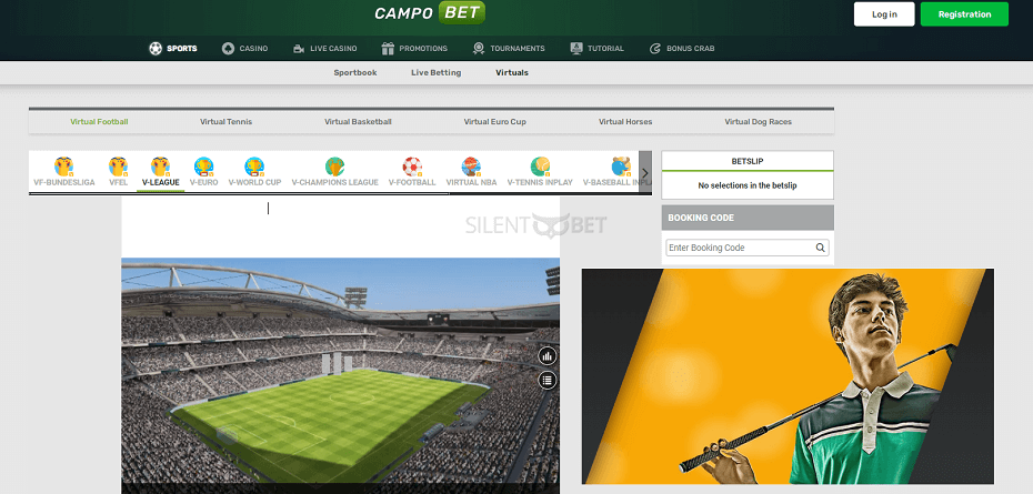 CampoBet virtual sports betting