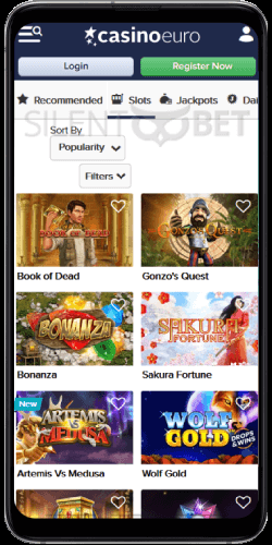 CasinoEuro Slots on Android