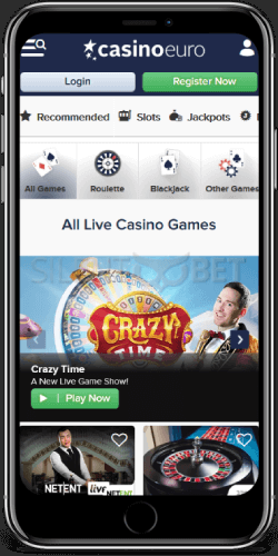 CasinoEuro Live Games on iOS