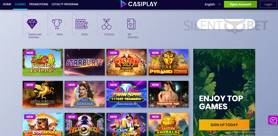 Casiplay casino games
