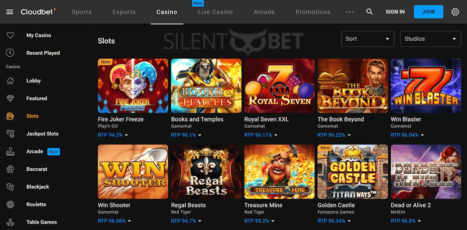 Cloudbet Casino Games