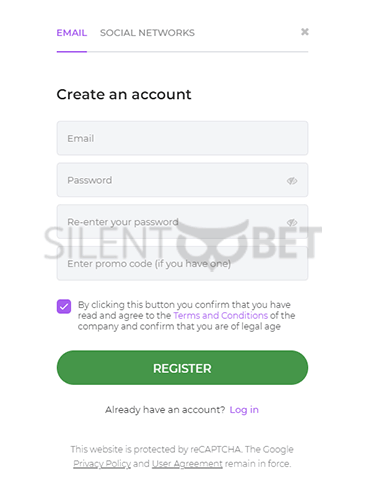 Coinplay Registration Form