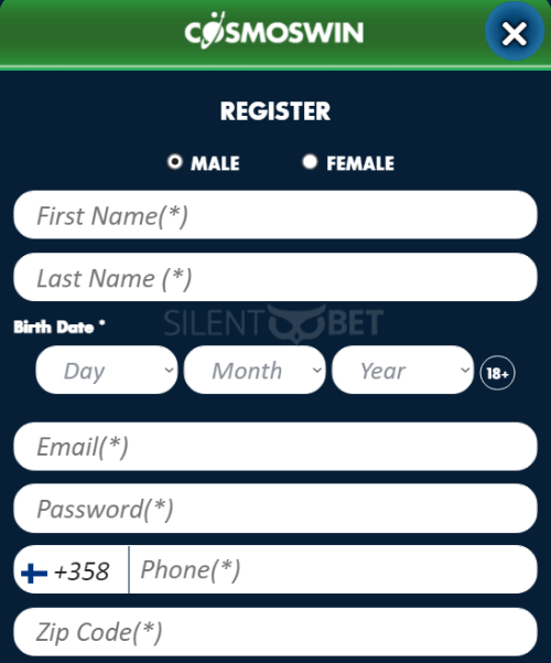 CosmosWin Registration