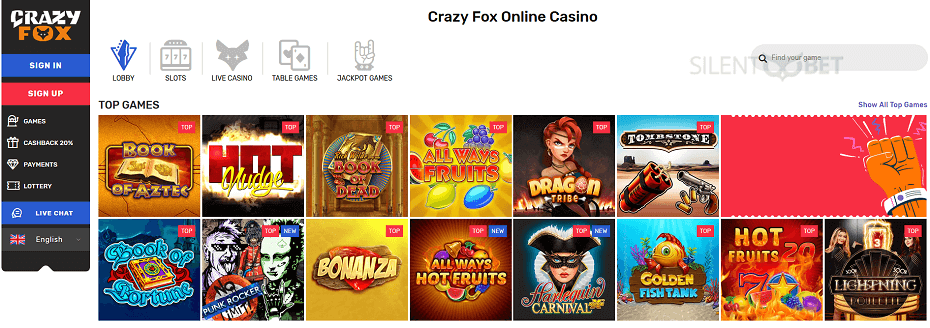 Crazy Fox casino