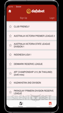 Dafabet mobile coupons thru Android