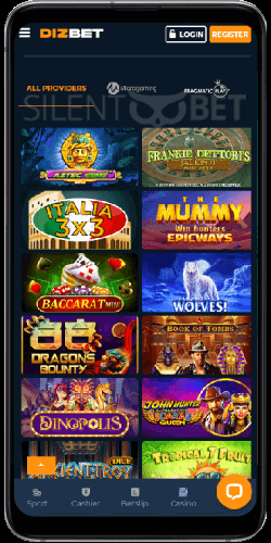 Dizbet mobile casino
