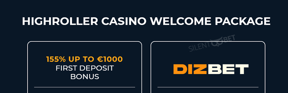 Dizbet casino highroller welcome pack