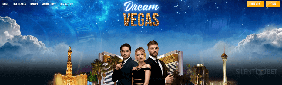 dream vegas casino homepage