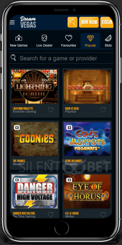 dreamvegas casino mobile app