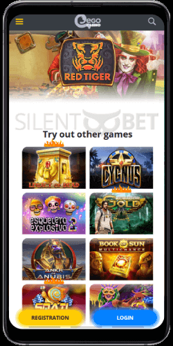 Ego Casino mobile app