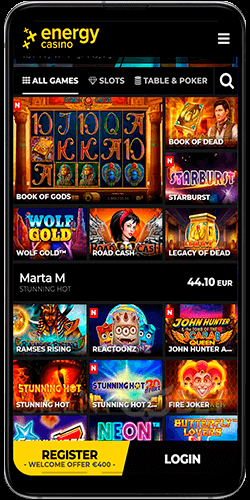 EnergyBet casino app