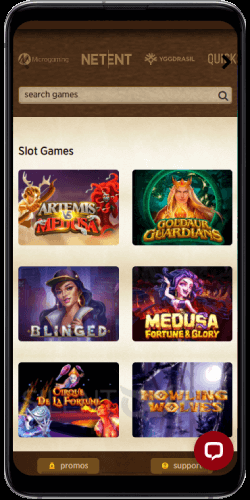Slots in Everum Android Casino App